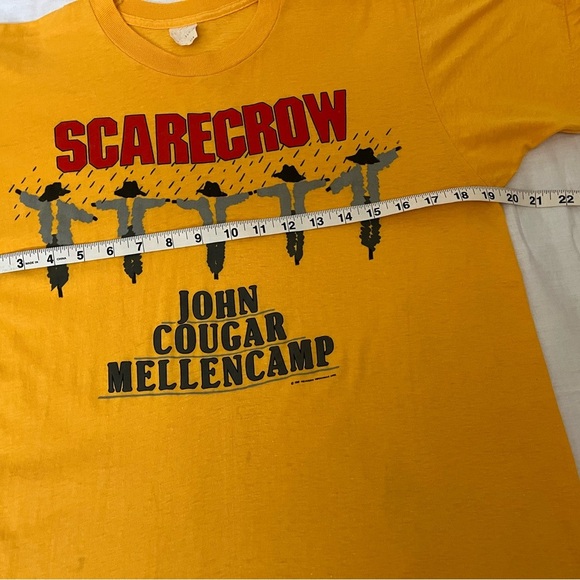 VTG Original 1985 John Cougar Mellencamp Single Stitch Concert T Shirt Rare XL - Picture 9 of 16